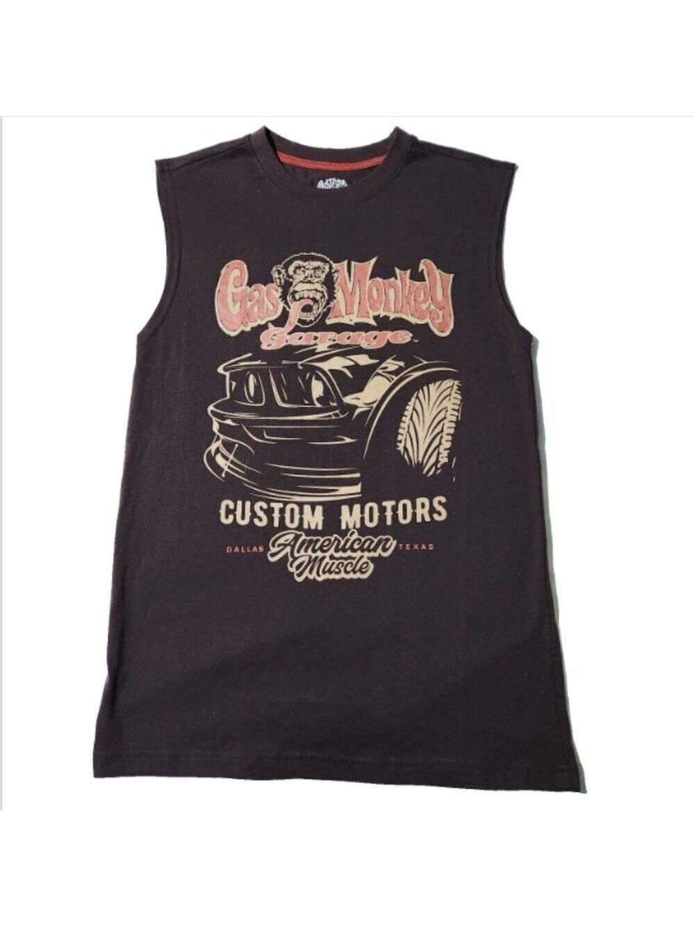 Gas Monkey Garage Shirt Men's Small Sleeveless Custom Motors American Muscle